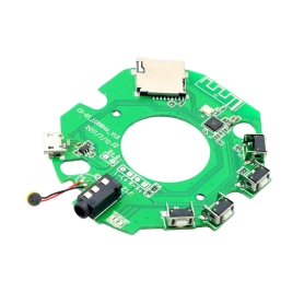 ماژول اسپیکر بلوتوثی با آمپلی فایر دوبل 3W و شارژر باتری 3.7 ولت مدل CX-05