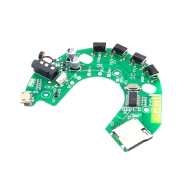 ماژول اسپیکر بلوتوثی با آمپلی فایر دوبل 3W و شارژر باتری 3.7 ولت مدل i65-TF