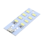 چراغ اضطراری 8LED با تغذیه Micro USB