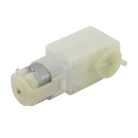 موتور گیربکس پلاستیکی TT دو طرفه Y1:48 50RPM لنگ دار سفید طرح B