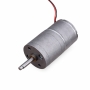 موتور گیربکس 6V-40RPM ZGA25 نسبت 1:217 شفت بلند