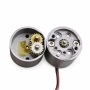 موتور گیربکس 6V-40RPM ZGA25 نسبت 1:217 شفت بلند