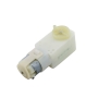 موتور گیربکس پلاستیکی TT دو طرفه Y1:48 50RPM لنگ دار سفید طرح B
