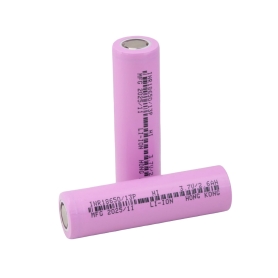 باتری لیتیوم یون 3.7v سایز 18650 سرتخت 2.6Ah ضریب جریان 5C مارک HI