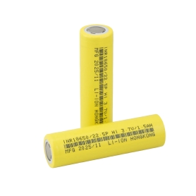 باتری لیتیوم یون 3.7v سایز 18650 سرتخت 1.5Ah ضریب جریان 15C مارک HI