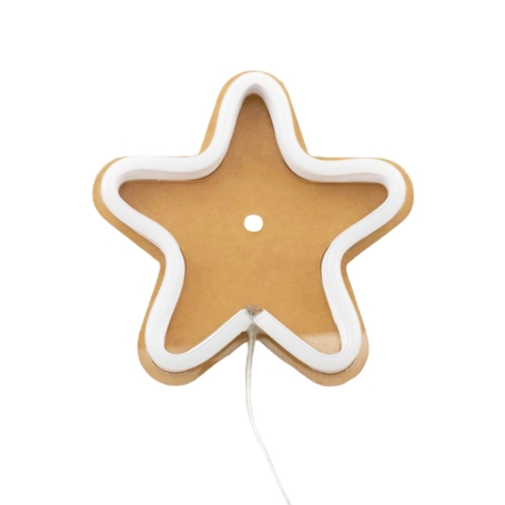 چراغ سوریکاوا نئونی سفید با ورودی USB دارای ریموت کنترل طرح Star