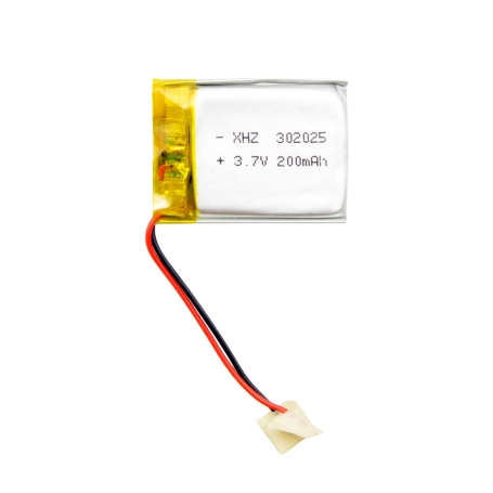 باتری لیتیوم پلیمر 3.7v ظرفیت 200mAh کد 302025