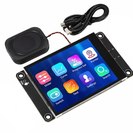 برد توسعه ESP32-S3 دارای نمایشگر 2.8 اینچ با رزولوشن 240x320 پیکسل و تاچ خازنی مدل ES3C28P