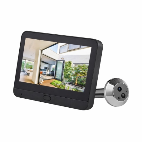 دوربین چشمی هوشمند درب WiFi دارای نمایشگر 4.3 اینچی Tuya مدل SY-363