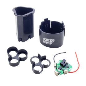 قاب باتری دریل شارژی 12 ولت 3 سلولی به همراه برد BMS 30A مدل B-Type