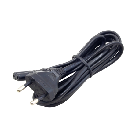 کابل برق دوچاک (ضبطی) مشکی 2 متری