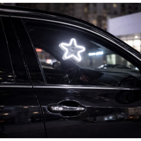 چراغ سوریکاوا نئونی سفید با ورودی USB دارای ریموت کنترل طرح Star
