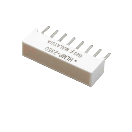 لایت بار خطی قرمز روبردی 8 پایه DIP مدل HLMP-2350