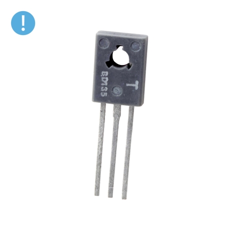ترانزیستور BD135 نوع NPN پکیج TO-126