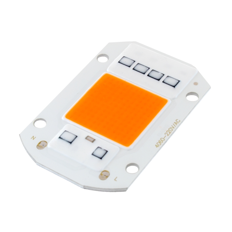LED COB مخصوص رشد گیاه 50W 220V با درایور داخلی