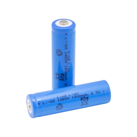 باتری لیتیوم یون 3.7v سایز 14500 1800mAh مارک King Lion