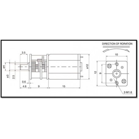 موتور گیربکس ZGA12 1000RPM