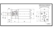 موتور گیربکس ZGA12 1000RPM