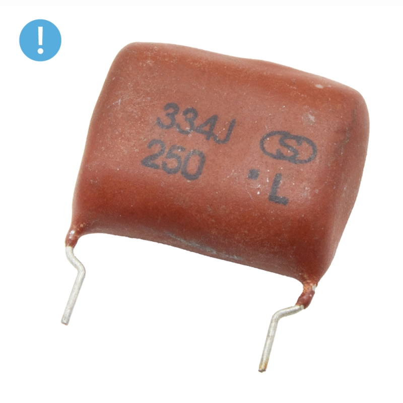 خازن  پلی استر 330nF / 250V / 5%