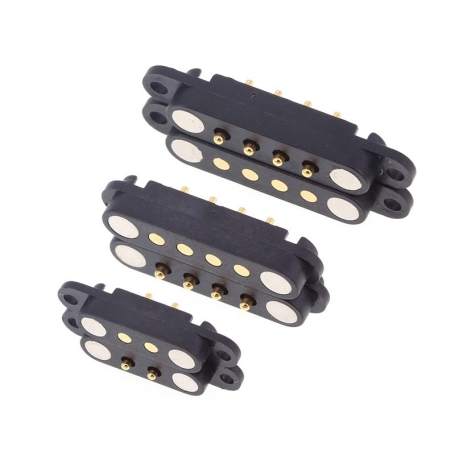 کانکتور پوگو پین نر و ماده مگنتی 3 پین 2.54mm