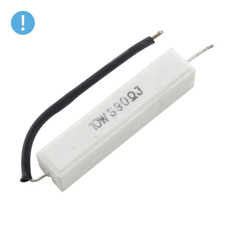 مقاومت آجری 330 اهم 10W
