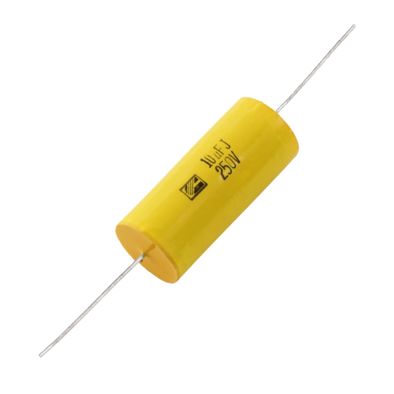 خازن پروپیلن صوتی 10uF / 250V آکسیال