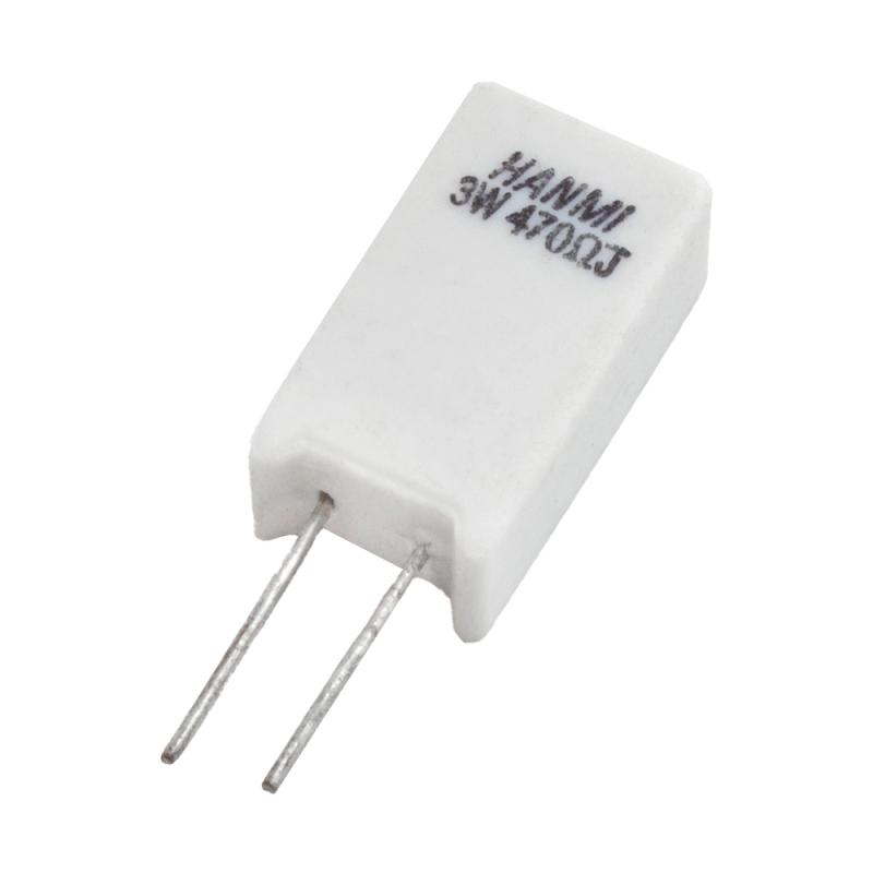 مقاومت آجری ایستاده 470 اهم 3W