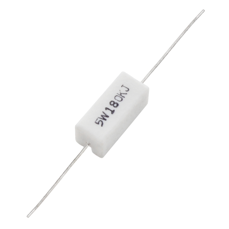 مقاومت آجری 180K اهم 5W