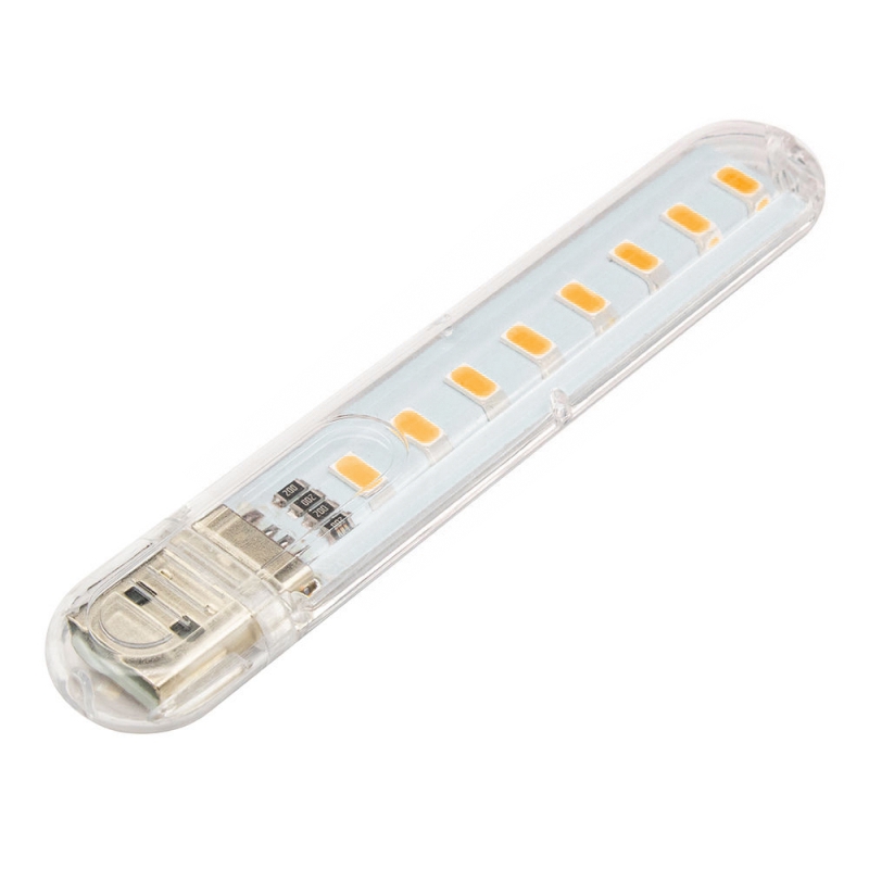 چراغ اضطراری USB LED آفتابی مدل 8LED
