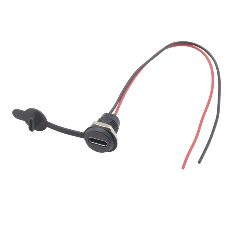 کانکتور USB Type-C مادگی سیم دار روپنلی
