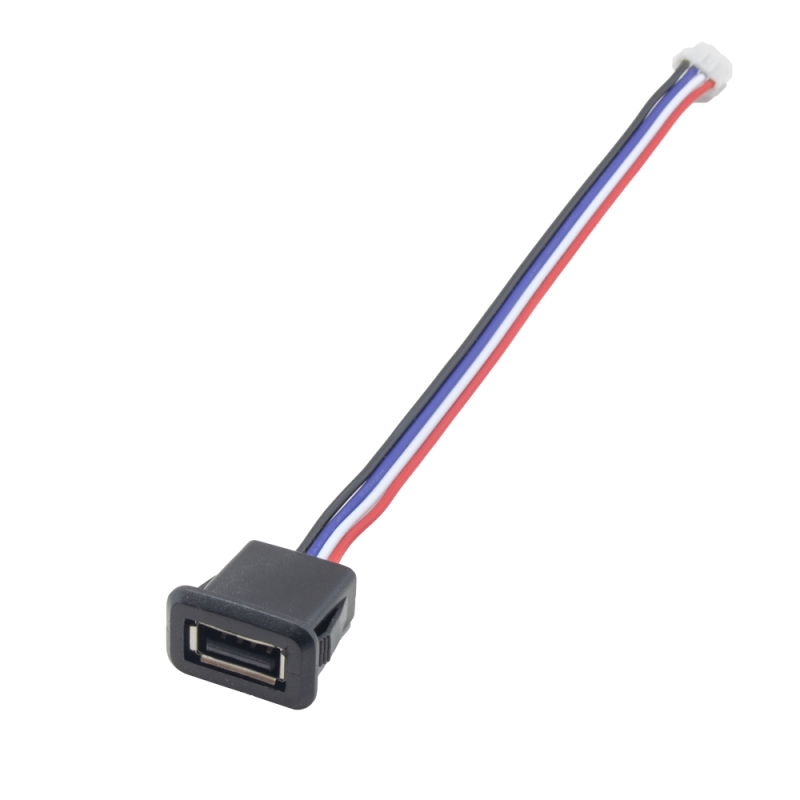 کانکتور USB-A مادگی روپنلی با قابلیت انتقال دیتا
