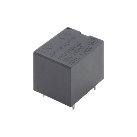 رله 12V-10A پایه میلون T73 مارک HKP کد JQC-3FA