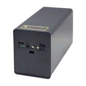 کیس پاوربانک 40 سلولی 120000mAh مگاپاور با ورودی Micro - Type-C - Lightning و چهار خروجی USB مدل D40-PD
