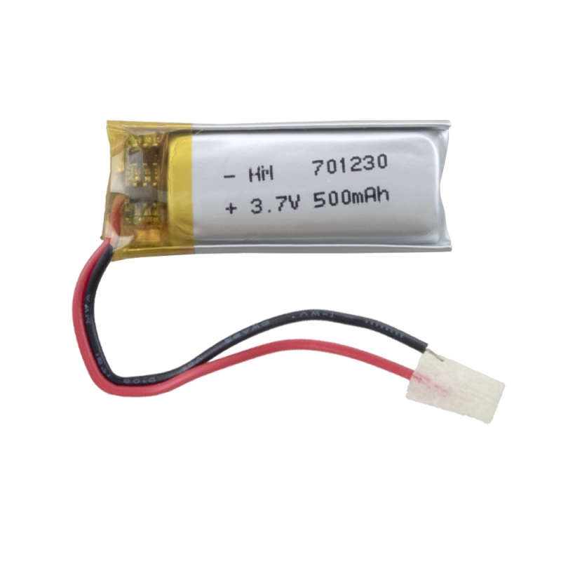 باتری لیتیوم پلیمر 3.7v ظرفیت 500mAh کد 701230