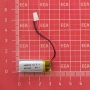 باتری لیتیوم پلیمر 3.7v ظرفیت 500mAh کد 701230