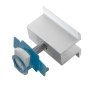 کلمپ میانی پنل خورشیدی (Mid Clamp Kit) به همراه مهره ریلی و گیره نگهدارنده پلاستیکی