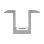 کلمپ میانی پنل خورشیدی (Mid Clamp Kit) به همراه مهره ریلی و گیره نگهدارنده پلاستیکی