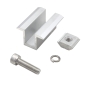 کلمپ میانی پنل خورشیدی (Mid Clamp Kit) به همراه مهره ریلی