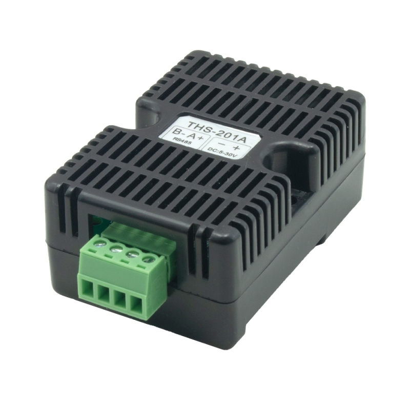 ماژول دما و رطوبت صنعتی TSH-201A با ارتباط سریال RS485 و پروتکل Modbus-RTU