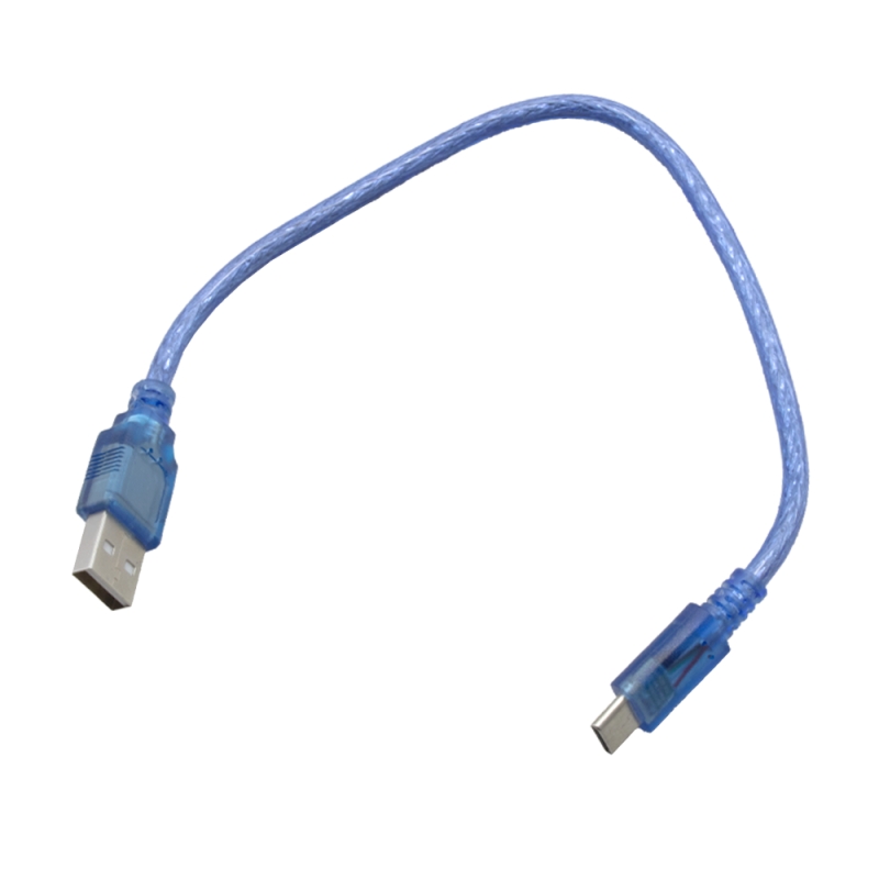 کابل USB-A به USB Type-C شیلددار 30 سانتیمتری