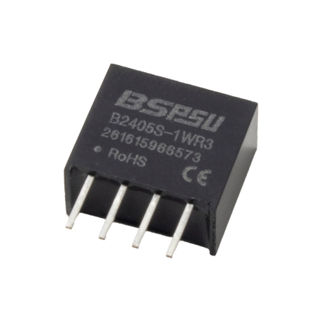 مبدل کاهنده روبردی ایزوله 24V به 5V توان 1W مدل B2405S-1WR3 مارک BSPSU