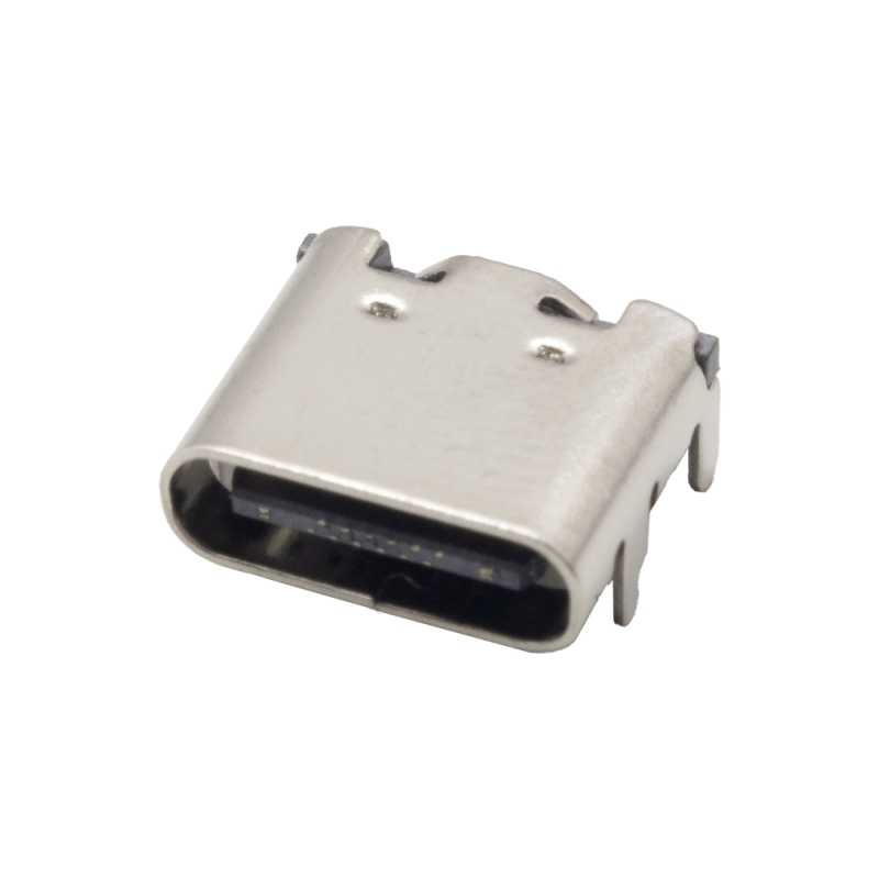 کانکتور USB Type-C مادگی 16pin با هولدر 4 پایه