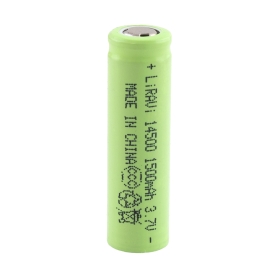 باتری لیتیوم یون 3.7v سایز 14500 1500mAh مارک LiRAVi