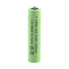 باتری شارژی نیکل-متال هیدرید 1.2V سایز 1800mAh AAA مارک LiRAVi