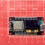 برد توسعه NodeMCU با نمایشگر دو رنگ OLED با هسته ESP-12F و مبدل CH340 دارای کانکتور USB Type-C