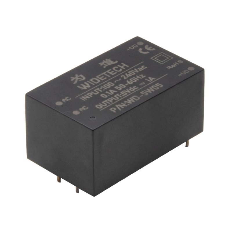 مبدل کاهنده روبردی ایزوله 220AC to 5VDC 1A مدل WD-5W05 مارک WIDETECH