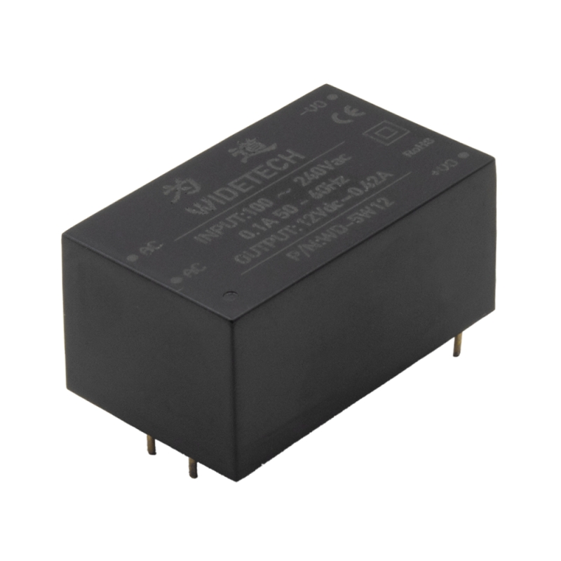 مبدل کاهنده روبردی ایزوله 220AC to 12VDC 0.42A مدل WD-5W12 مارک WIDETECH