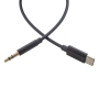 کابل AUX به USB Type-C طول 80cm