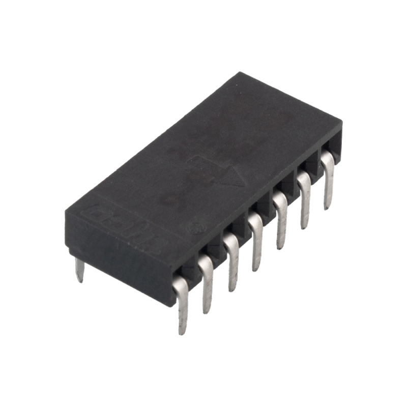 پین هدر بلوکی 7 پین 90 درجه رایت 2.54mm روبردی کد 5535