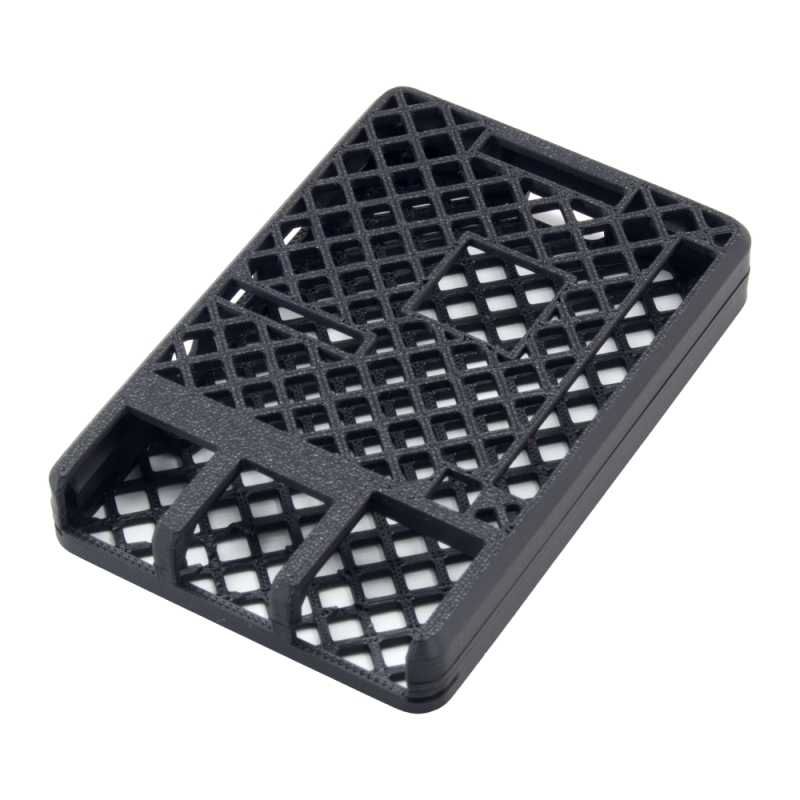 قاب محافظ 3D print رزبری پای 4 دارای محفظه کانکتور Raspberry Pi 4 مدل B+
